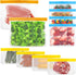 IDEATECH Reusable Storage Bags, 10 Pack BPA Free PEVA Reusable Freezer Bags,Reusable Gallon Bags, Reusable Sandwich Bags, Silicone Food Bags for W...