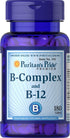 Puritan's Pride Vitamin B-Complex and Vitamin B-12, 180 Count...