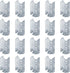 20 Pcs 2x4 Fence Bracket, 20 Gauge Hot Dip Galvanized Steel Deck Rail Bracket Connectors for Railing Wood Post...
