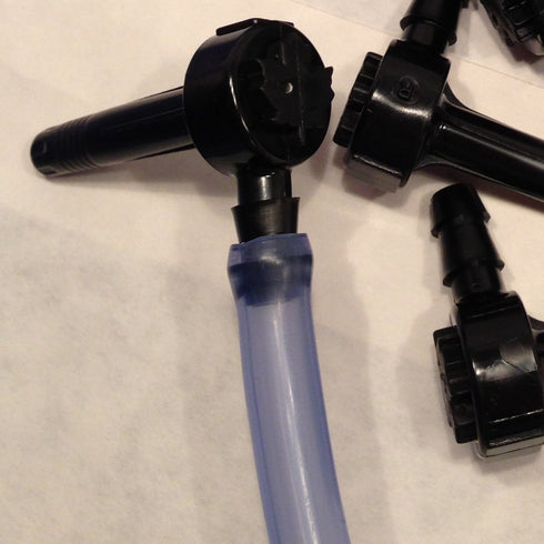 3 Maple Sap Ecolo Spouts with 2 ft. Blue Drop Lines, Spile, Tap, Syrup....