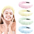 Canitor 4 PCS Spa Headband for Washing Face Facial Skincare Headbands Terry Cloth Sponge Makeup Headband Puffy Face Wash Headband Teen Girl Gifts ...