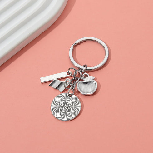 PHAETON 20PCS Teacher Gifts for Women Teacher Keychain Teacher Appreciation Gifts thank You Gifts for Teachers from Students, 2.95‘’, Silver...