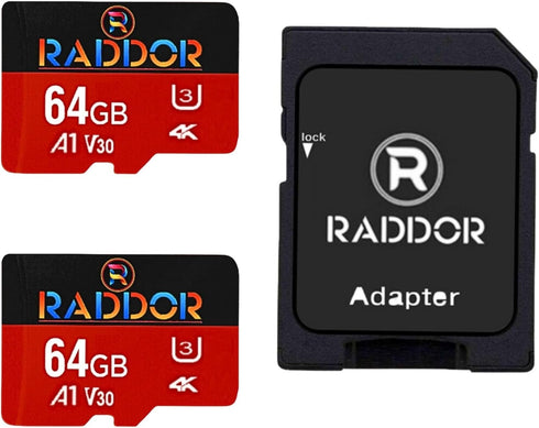 64GB 2Pack Memory Card UHS-I L, U3, V30, Class10, Super Fast Speed R/S 95MB/s W/S 70 MB/s TF Card 4k Video Recording, Extreme Gaming 2 Memory Card...