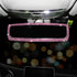 2 Packs Bling Bling Car Rear View Mirror with Rhinestone Crystal Butterfly Rear View Mirror Decor Accessories for Women,Car Interior Trim.Pink...