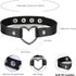 Gothic Heart Choker Necklace for Women, Adjustable Punk Collar Neckband Necklace Halloween Jewelry Gifts...