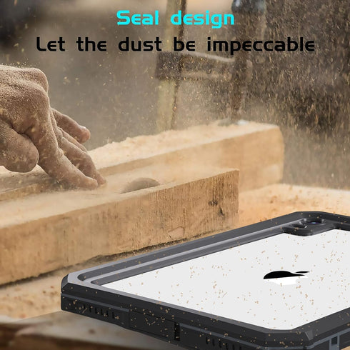 AICase iPad Mini 6 2021 (6th Generation) 8.3 Inch Waterproof, Dustproof, Shockproof Case Cover with 360 Full-Body Protection, with Lanyard and kic...