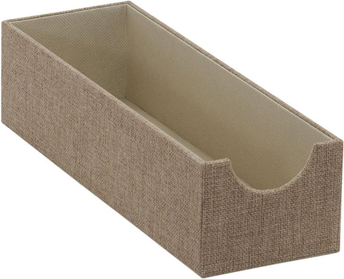 Household Essentials Brown 720-1 Deep Drawer Organizer Box for Storage | 12 in x 4 in x 3.13...