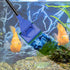 Aquarium Cleaning Tool Set, Fish Tank Cleaner Kit Tools with Handle, Seaweed Scraper, Fishing Net, Sponge Brush, Wall Brush- 5 in 1 & Fish Tank Gr...