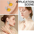 160PCS Earrings Beading Hoop Earring Finding Round Circle Earring Beading Hoop Earrings Pendant Round Beading Hoop for Jewelry Making DIY Crafts A...