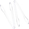 Plasticpro Disposable Plastic Serving Tongs 12'' inch Durable Heavy Duty Premium Serving Utensils Clear Pack of 2...