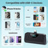 Mini Portable Charger for iPhone 15, Upgraded 5200mAh USB C Power Bank, LCD Display Battery Pack Android Charger Compatible with iPhone 15/15 Plus...