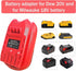 Battery Adapter for Craftsman 20V Cordless Tools,DM18MAN Adaptor for DeWalt 20V and for Milwaukee 18V Li-on Battery Convert to for Craftsman New 2...