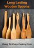 6 Wooden Spoons for Cooking – Made in Ukraine 100% Natural Healthy Nonstick Wooden Spatula Spoons - Premium Solid Wood Cooking Utensils Set - Stro...