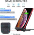 Wireless Charging Station Inductive Phone Charger Dock 15W Fast Qi-Certified Wireless Charging Stand Compatible with iPhone 15 14 13 12 11 Pro XS ...