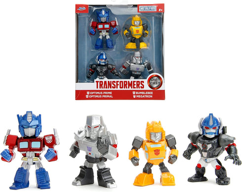Transformers 2.5" 4-Pack Collectible Die-Cast Figure, Toys for Kids and Adults...