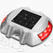 JIGUOOR Solar Deck Lights LED Driveway Lights Solar Powered Dock Light Outdoor IP68 Waterproof Road Markers for Step Sidewalk Stair Boat Garden Gr...