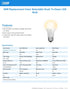 Feit Electric LED Three-Color Selectable, Built-in Dusk to Dawn Sensor Intellibulb - A19 with an E26 Medium Base Light Bulb - 60W Equivalent - 15 ...