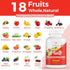 2000 MG Fruits and Vegetables Supplements, Natural Balance Over 35+ Fruits and Vegetables, 100% Whole Food Superfoods Fruit and Veggies Supplement...