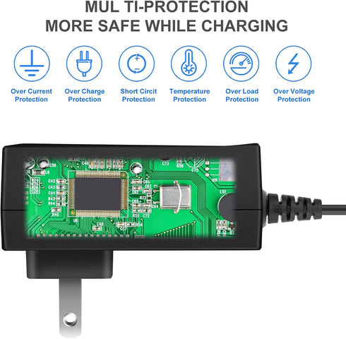Pool Vacuum Cleaner Charger for Bestway 58622 58623E Flowclear Aquarover Cordless Automatic Swimming Pool Cleaning Robot Vacuum P05696 Power Cord ...