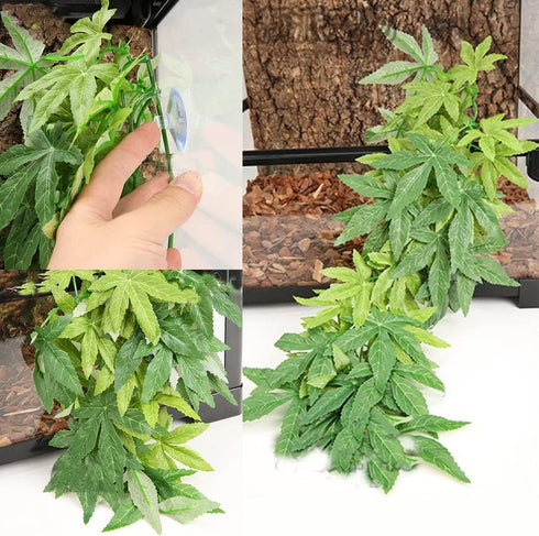 50cm/20in Aquarium Decorations Plants Artificial Fake Plastic Water Grass Plants for Fish Tank Aquarium Decor Artificial Hanging Plants...