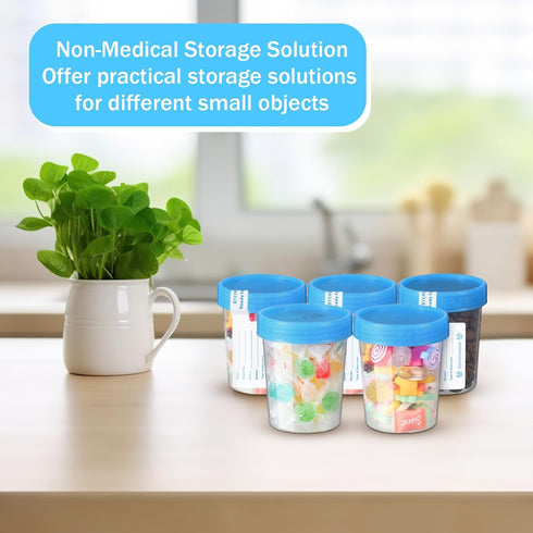 25 Pcs Disposable Urine Cup Specimen Cups with Lids and Tamper Evident Seal 4 oz Specimen Container Urine Sample Containers Urine Sample Cups for ...