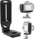 (Real Single) L Bracket Camera for DSLR Vertical Horizontal Switching Tripod Quick Release Plate Compatible with Canon Nikon Sony DJI Osmo Ronin Z...