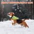2 Pcs Reflective Dog Bandana with Neon Orange Green Color High Visibility Reflective Dog Scarf Safety Dog Reflective Gear Hook and Loop Tape Trian...