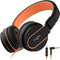 AILIHEN Kids Headphones, I35 On-Ear Headphones for School, Safe Volume 93dB, HD Mic Stereo Headphone for Kid Girls Boys, Foldable 3.5mm Wired for ...