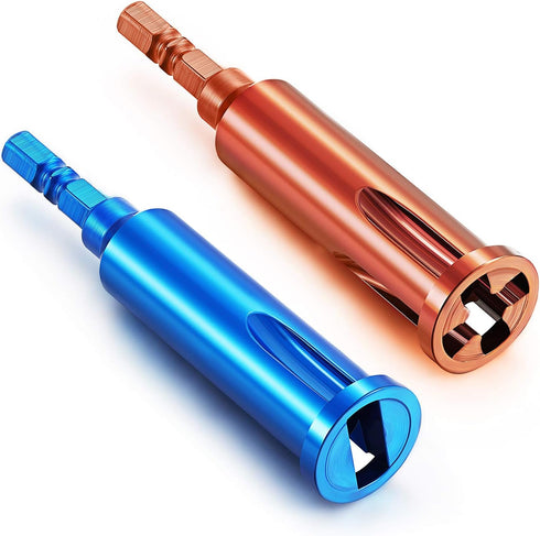 Wire Twisting Tools, Wire Stripper and Twister, Wire Terminals Power Tools for Stripping and Twisting Wire Cable (4, Blue and Orange)...