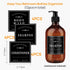 12PCS Bathroom Labels for Soap Dispenser, Removable Bathroom Organization Labels, Waterproof Bottle Labels for Shampoo Conditioner Body Wash (Blac...