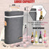 Wine Carrier Tote, Insulated Leakproof Wine Cooler Bag, Wine Travel Bag Tote for Picnic BYOB Restaurant Beach, Padded Portable Wine Bottle Carrier...