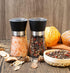Salt and Pepper Grinder Shakers Set Spice Mill Refillable Grinders (2.5 inches x 5.1 inches)...