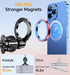 for iPhone Magsafe car Mount Vent?20 Strong Magnets ?Magnetic Phone Holder for Car Vent Cell Phone Holder Car Mount, Hands Free Car Phone Holder f...