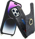 for iPhone 14 Pro Case with Card Holder for Women,iPhone 14 Pro Wallet Case with Strap,Crossbody Lanyard,Ring Stand,Snap Clasp,Cute Phone Cases(6....