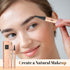 2Pcs Magic Eyebrow Pencil, 3D Waterproof Microblading Eyebrow Pen 4 Fork Tip Tattoo Pencil, Natural Makeup Fine Stroke Eyebrow Pencil Dark Brown B...