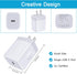USB C Wall Charger, 20W Fast Samsung Charging Box Block Type C Power Wall Adapter Plug Cube for iPhone 14/13/12/11,Airpods Pro,iPad Air,MacBook Ai...