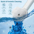 Disposable Toilet Brush with 48 PCS Toilet Refills, Disposable Toilet Cleaning System- Toilet Brush, Storage Caddy and 48 Toilet Bowl Brush Refill...