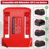 USB Power Tool Battery Chargers for Milwaukee M18 18V Battery ?USB Charger Adapter with USB-A&USB-C 2.1A Fast Charge Ports...