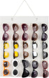 PACMAXI Sunglasses Storage Organizer, Wall Pocket Mounted by Sunglasses, Hanging Eyeglasses Storage Holder, Eyewear Display. (Ivory white, 15 Slot...