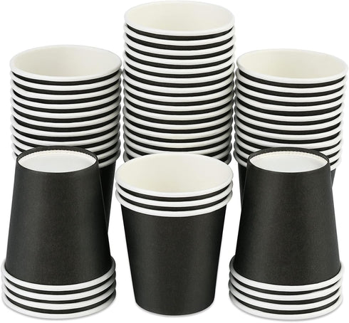 50 Pack 3 oz Paper Cups,Bathroom cups, Espresso Cups, Small Paper Cups for Mouthwash, Snacks, Suitable for Family, Party, Picnic(Black)...