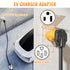 NEMA 6-50P to 14-50R EV Tesla Charger Adapter Cord, 240V 50 Amp 3 Prong Welder Plug to 4 Prong EV Charging Connector, Welder Welding Dryer EV Char...