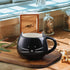 Koolkatkoo Cat Coffee Mugs for Cat Lover, Ceramic Kitty Tea Mug Gifts for Women Girls 12 oz Cup Black...