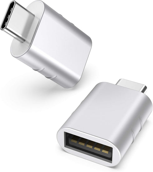 Syntech USB C to USB Adapter(2 Pack), USB-C Male to USB 3.0 Female Adapter Compatible with iPhone 16 Pro Max MacBook Pro Air 2023 iPad mini Pro Su...