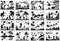 Animal Stencils for Painting,16 Pcs Forest Landscape Stencil,Mountains Rivers Stencils,Reusable Plastic Painting Stencils,Animals, Plants, People,...