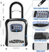 Key Lock Box With Retractable Key Tether,Fixed in the Lock Box to Prevent Carrying the Key With You After entering the Room,With Removable Shackle...