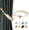 BEL AVENIR Curtain Tiebacks Magnetic Woven Curtain Holdback Drapery Tie-Back (Ivory Braid-1 Pack)...