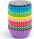 qiqee Cupcake Liners Muffin Cupcake Cups 300-Count Food Grade 12 Solid Color Cupcake Papers Baking Cups Cupcake Wrappers...