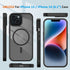 for iPhone 14 Case, iPhone 13 Case, Magnetic Phone Case Compatible with MagSafe, Military-Grade Heavy Duty Protection Phone Case for iPhone 13/14 ...