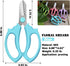 Floral Shears,Professional Flower Scissors,Garden Shears with Comfortable Grip Handle,Pruning Shears,Floral Scissors for Arranging Flowers,Gardeni...