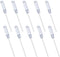 10PCS Mini Slotted Screwdriver, 3mm Flat Head for Watch Eyeglasses Electronics Toy Repair, Non-magnetic, 4.72"(120mm) Total Length (Clear Handle)...